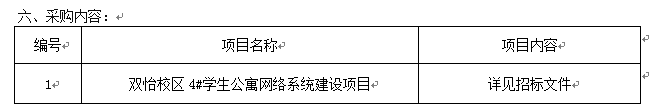 宁夏医科大学双怡校区4#学生公寓网络系统建设项目
